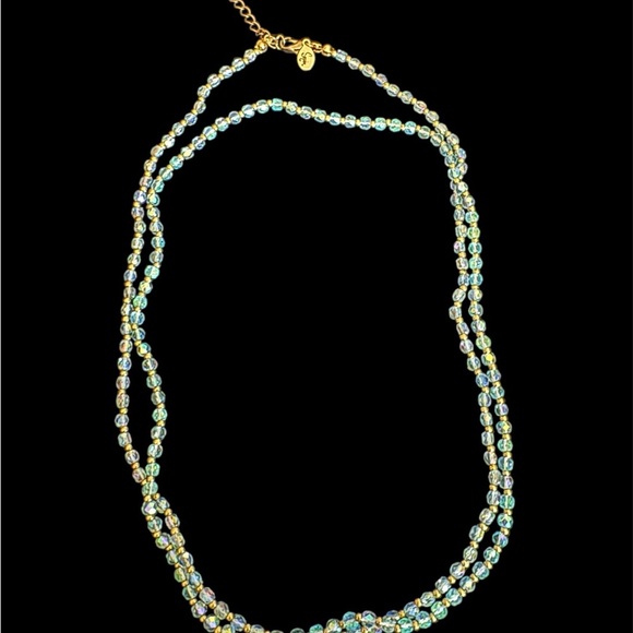 Sequin Jewelry - Iridescent Beaded Necklace